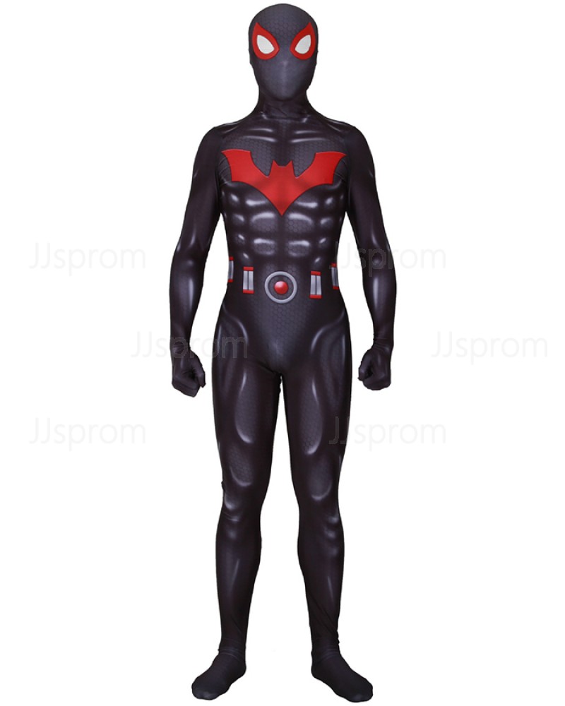 Future Bat Spider-Man Suit Spider-Bat Cosplay Jumpsuit CP006