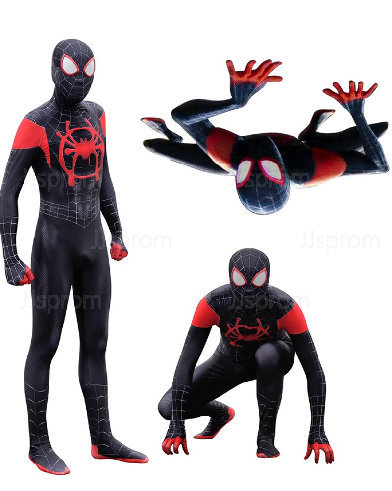 Spider-Man Into the Spider-Verse Miles Morales Cosplay Jumpsuit CP012