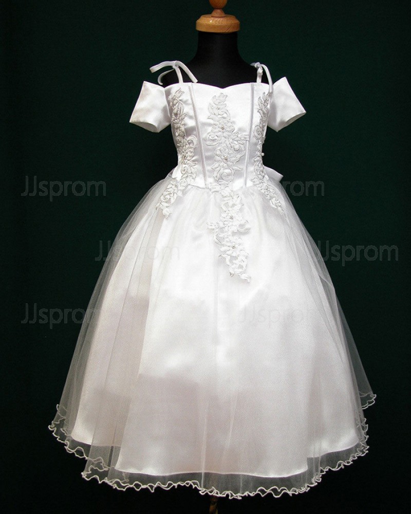 satin holy communion dresses