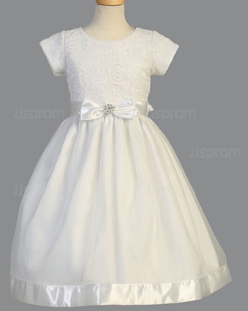 white frock for first holy communion