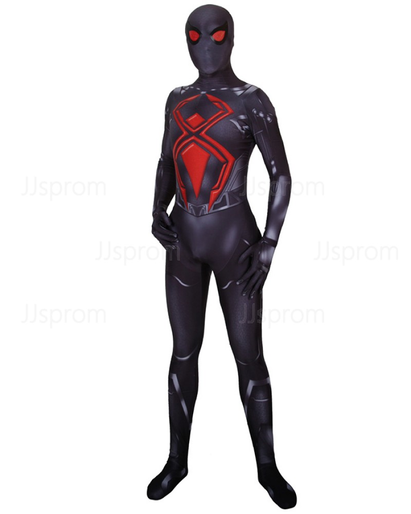 Halloween Super Hero Cosplay PS4 Spiderman Dark Bodysuit HC007