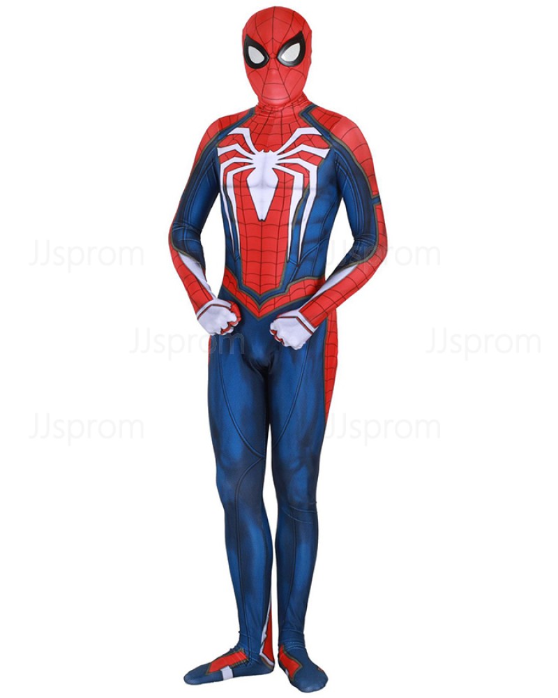 Halloween Super Hero Cosplay PS4 Spiderman Advanced Bodysuit HC008