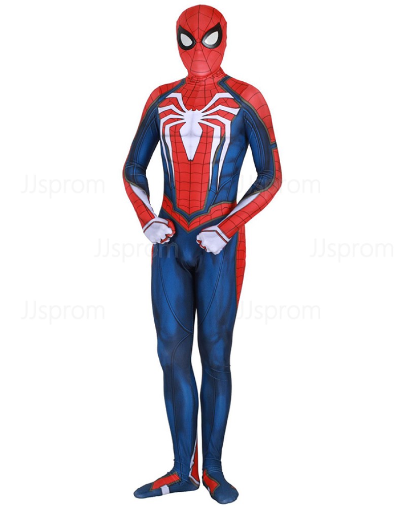 Halloween Super Hero Cosplay PS4 Spiderman Advanced Bodysuit HC008