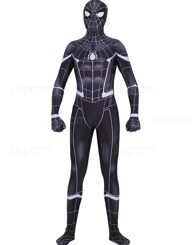 Halloween Hero Man Cosplay Black Spiderman Homecoming Bodysuit HC012