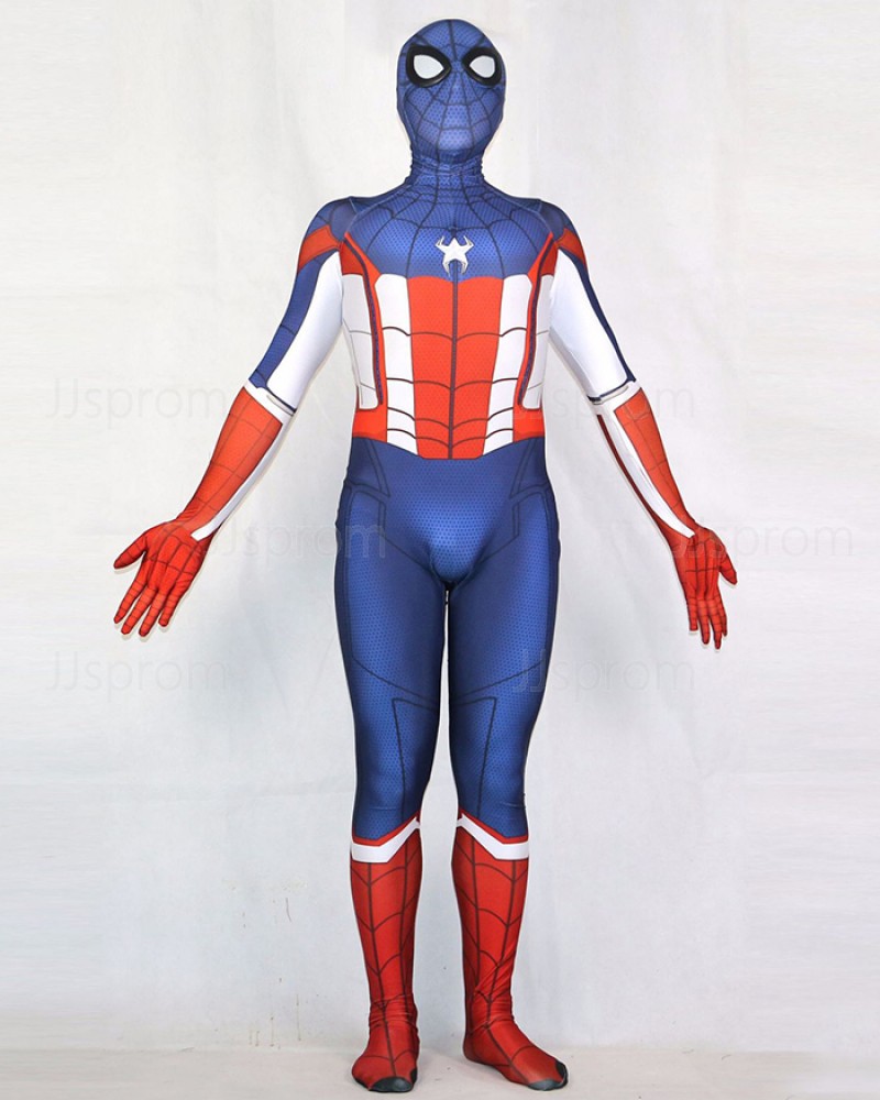 Halloween Hero Spiderman Captain America Bodysuit HC015