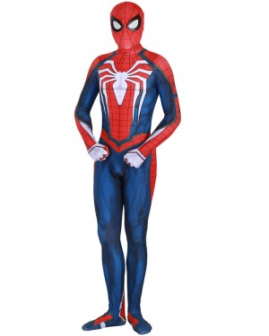 Spider Man PS4 Game Advanced Suit Spider-Man Cosplay Jumpsuit CP004