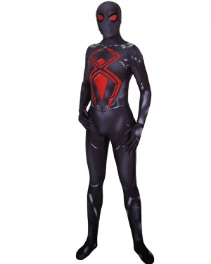 Spider-Man/Deadpool Comics Dark Suit Cosplay Jumpsuit CP005