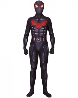 Future Bat Spider-Man Suit Spider-Bat Cosplay Jumpsuit CP006