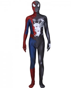 Halloween Venom Spider-Man Cosplay Jumpsuit CP008