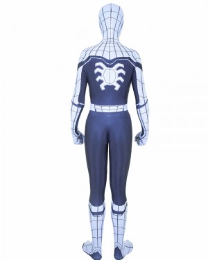 Halloween Hero Man White Cosplay Spiderman Homecoming Bodysuit HC011