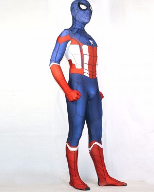 Halloween Hero Spiderman Captain America Bodysuit HC015