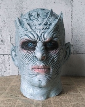 Game of Thrones Latex Night King Cosplay Mask HM007