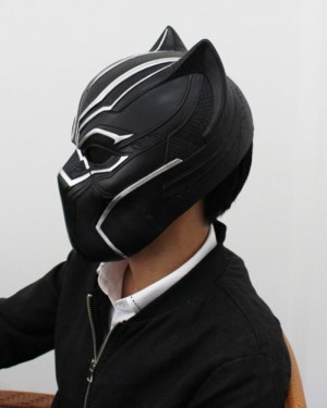 Marvel Latex Black Panther Cosplay Mask HM011