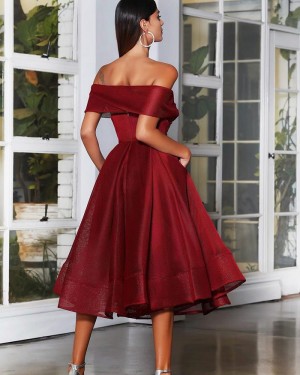 High Low Strapless Red Tulle Long Prom Dresses with Train, Red Tulle F –  Lwt Dress